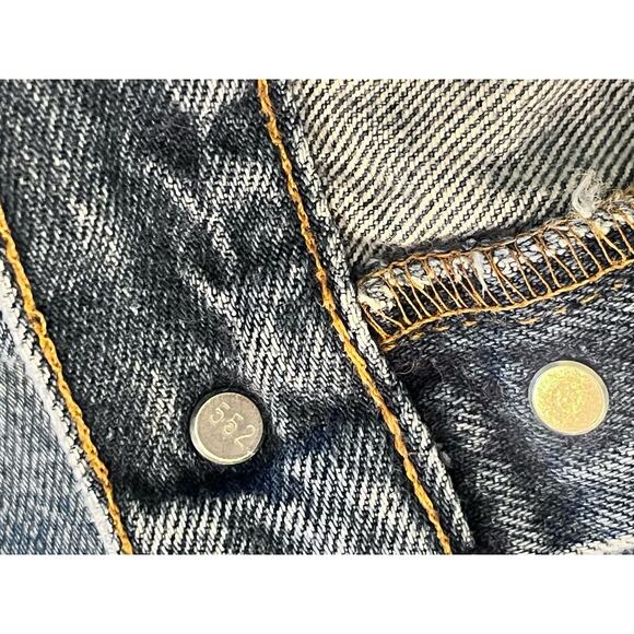 Levi's 501 Vintage Button Fly Denim Jeans Made In USA Size 42x34 80’s 1982 - Picture 10 of 16